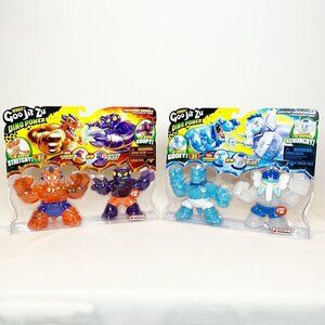 Lot of 2 Heroes of Goo Jit Zu Dino Power Volcanic Rumble Two Pack
